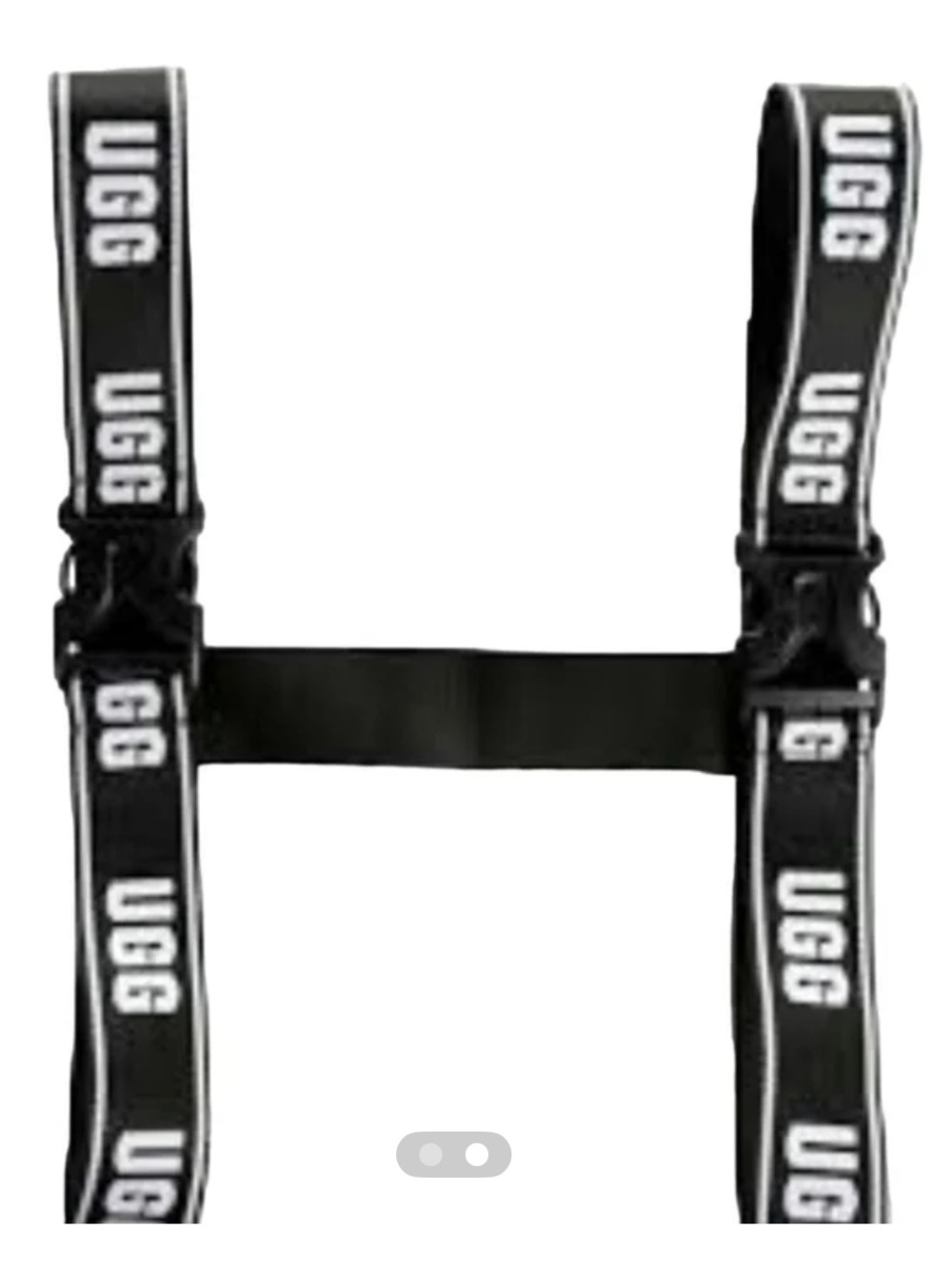 UGG Shoulder Strap Black Travel Accessories Buckle Closure